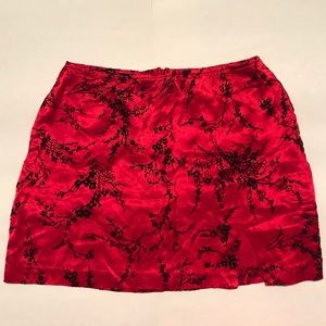 CCO SALE Vintage Red Mini Skirt